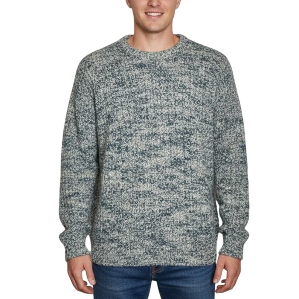 BRAX Crewneck Wool Blend Pullover Sweater Blue Knit Men Size 56 / 2XL NWT